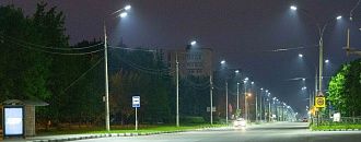 Модернизация системы наружного освещения в городе Октябрьский
