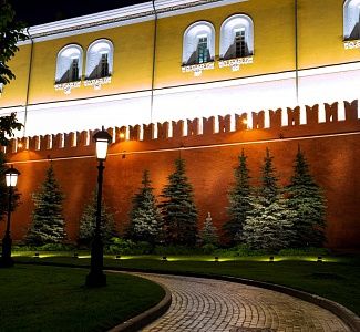 Реализован масштабный проект по декоративному освещению Кремля