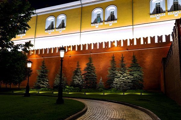 Реализован масштабный проект по декоративному освещению Кремля