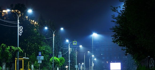 Энергоэффективное управление линиями освещения на улицах Ликино-Дулево