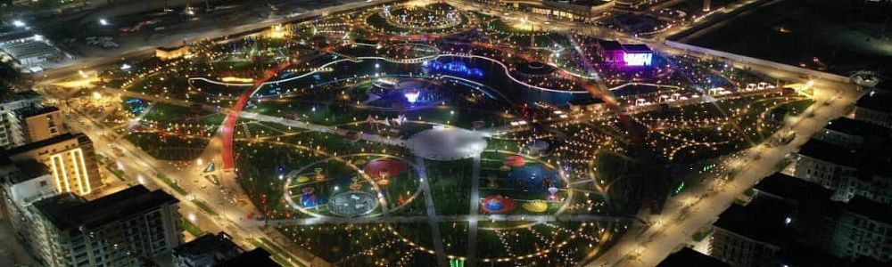 Архитектурно-художественная подсветка Парка Международного делового центра Tashkent City